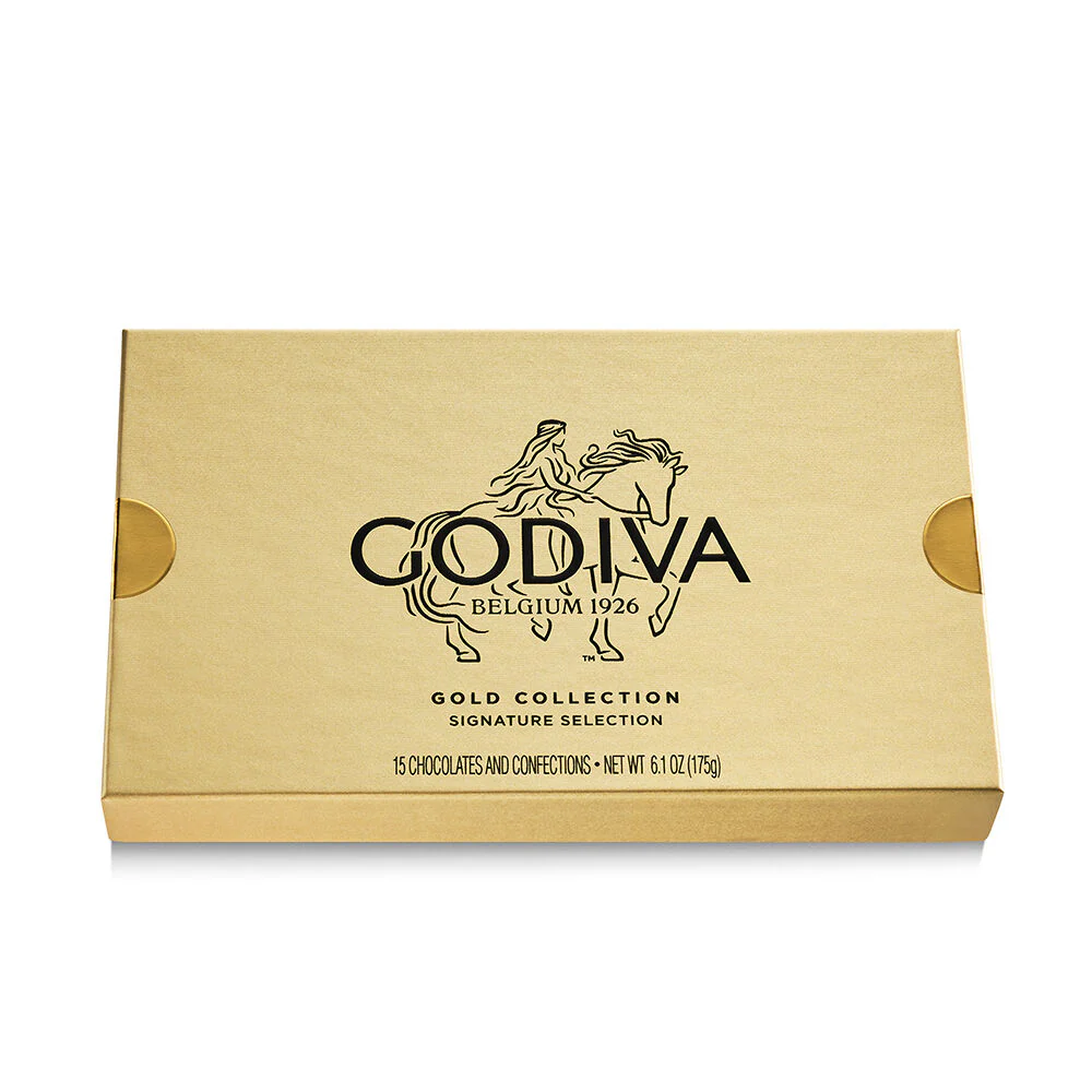 Assorted Chocolate Gold Gift Box, 15pc. - Image 3