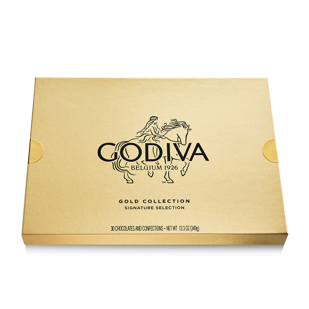 Assorted Chocolate Gold Gift Box, 30pc. - Image 3