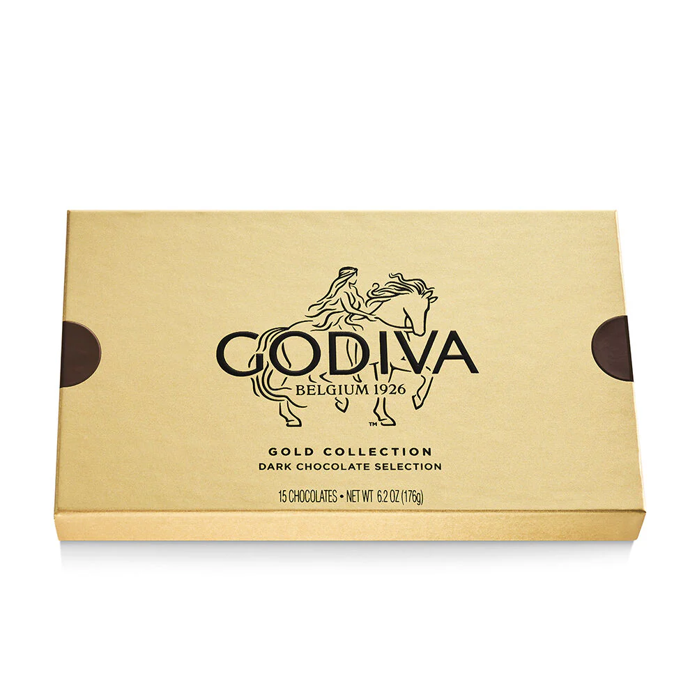 Dark Chocolate Gold Gift Box, 15pc. - Image 3